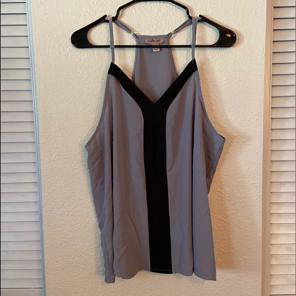 Gray & Black Tank